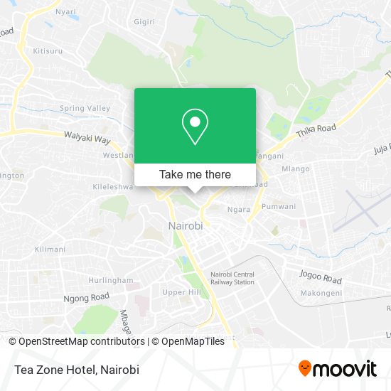 Tea Zone Hotel map