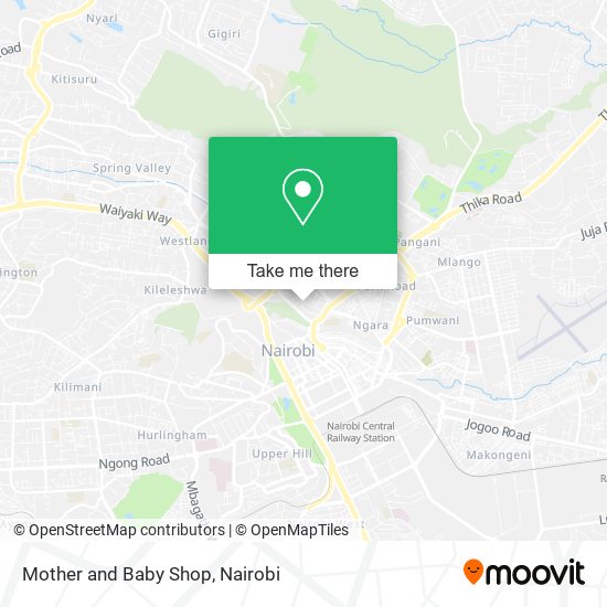 Mother and Baby Shop map