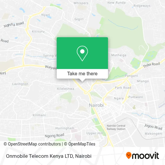 Onmobile Telecom Kenya LTD map