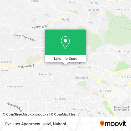 Cysuites Apartment Hotel map