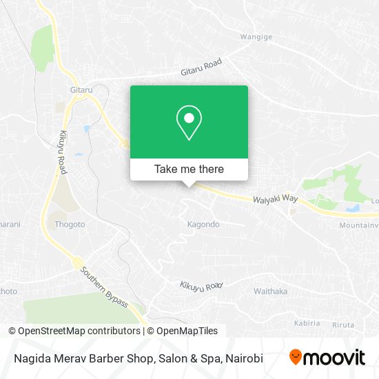 Nagida Merav Barber Shop, Salon & Spa map