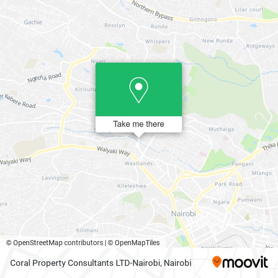 Coral Property Consultants LTD-Nairobi map