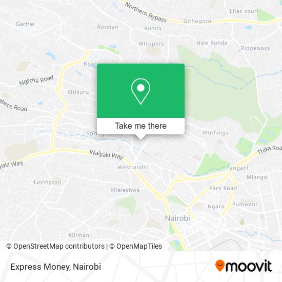 Express Money map