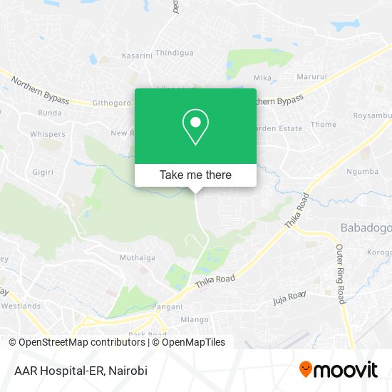 AAR Hospital-ER map
