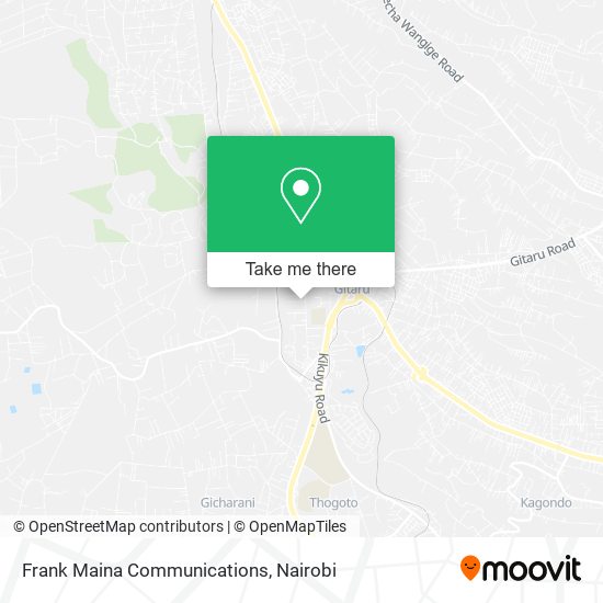 Frank Maina Communications map