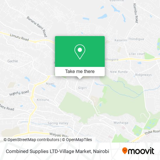 Combined Supplies LTD-Village Market map