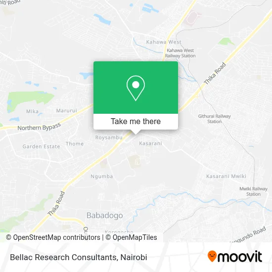 Bellac Research Consultants map