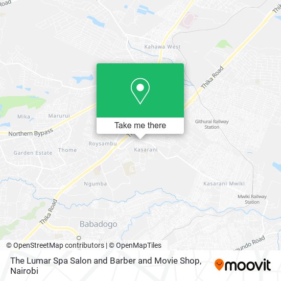 The Lumar Spa Salon and Barber and Movie Shop map