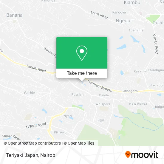 Teriyaki Japan map