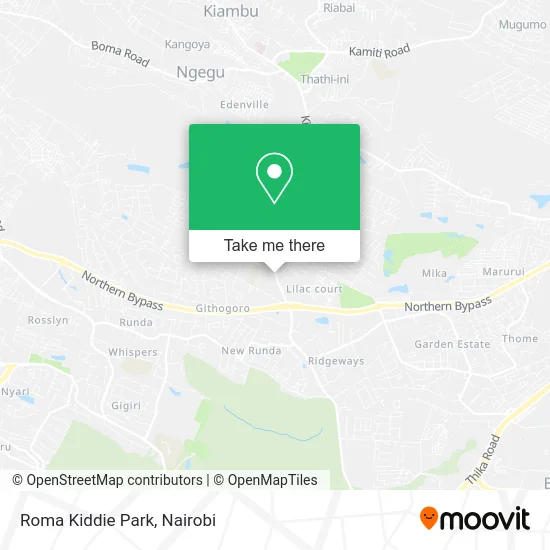 Roma Kiddie Park map