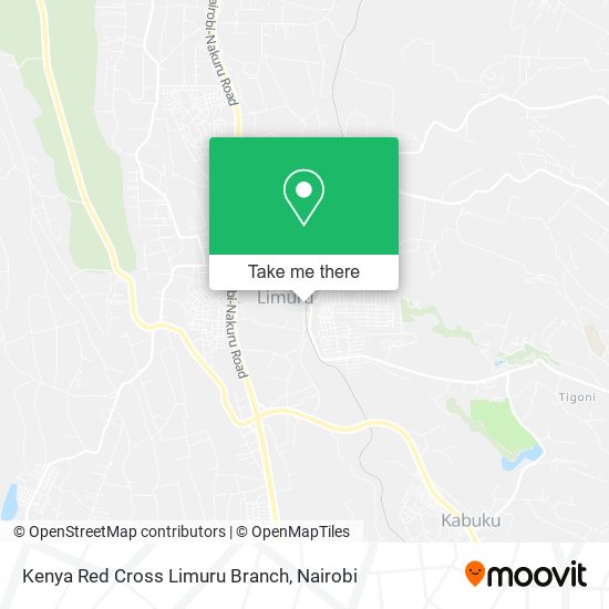 Kenya Red Cross Limuru Branch map