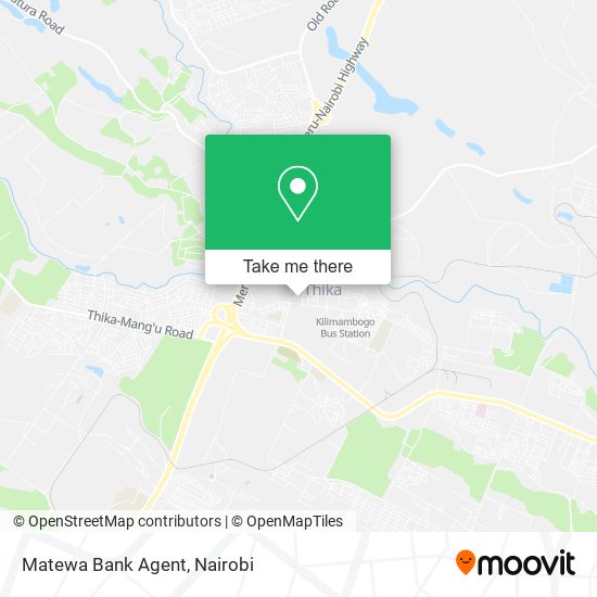 Matewa Bank Agent map