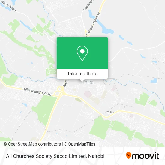 All Churches Society Sacco Limited map