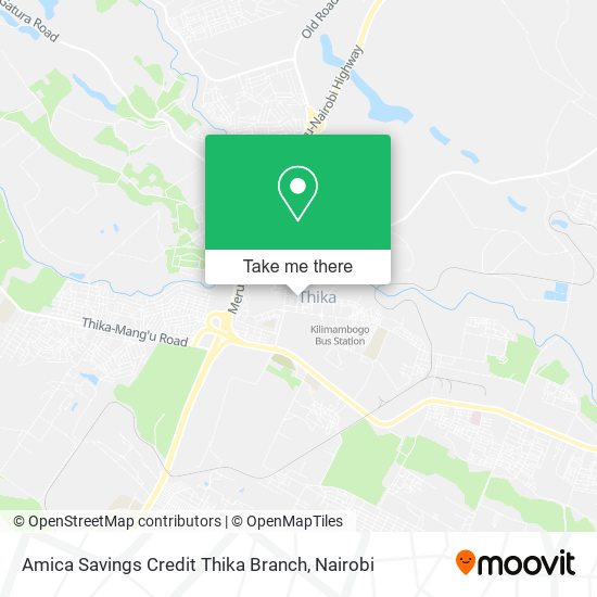 Amica Savings Credit Thika Branch map