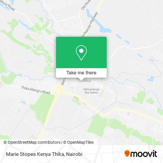 Marie Stopes Kenya Thika map