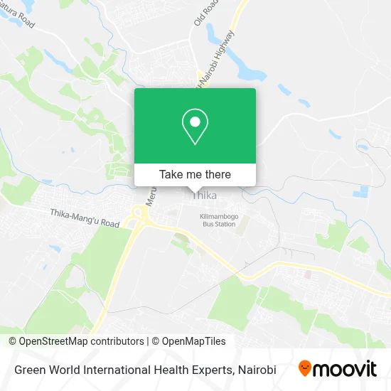 Green World International Health Experts map