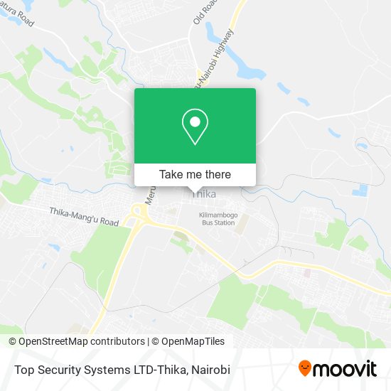 Top Security Systems LTD-Thika map