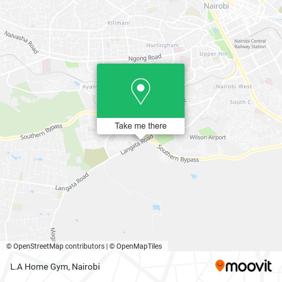 L.A Home Gym map