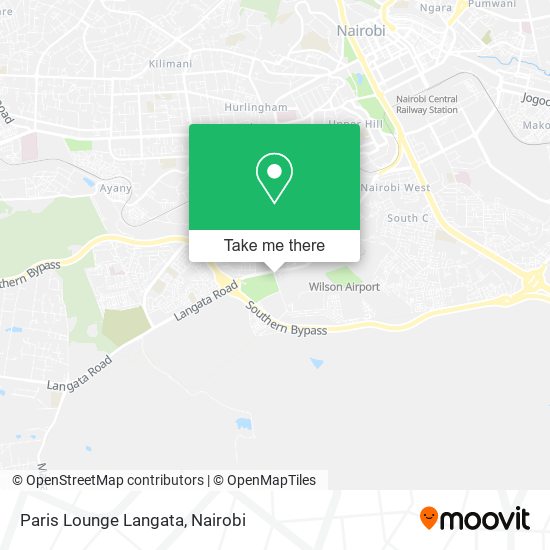 Paris Lounge Langata map