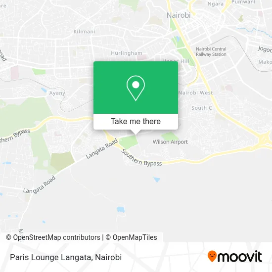 Paris Lounge Langata map