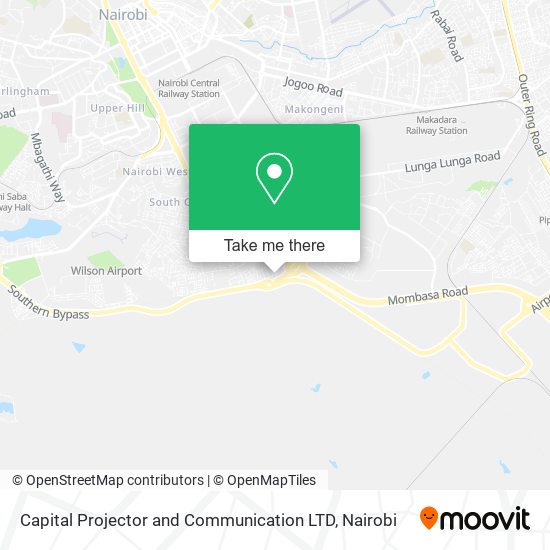 Capital Projector and Communication LTD map