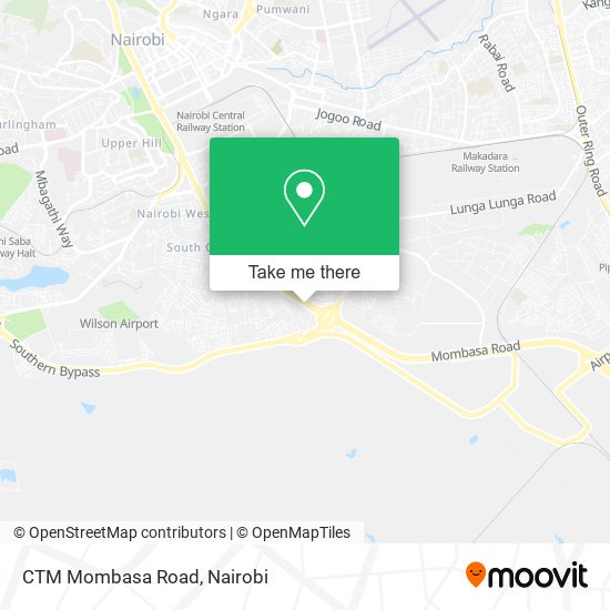 CTM Mombasa Road map