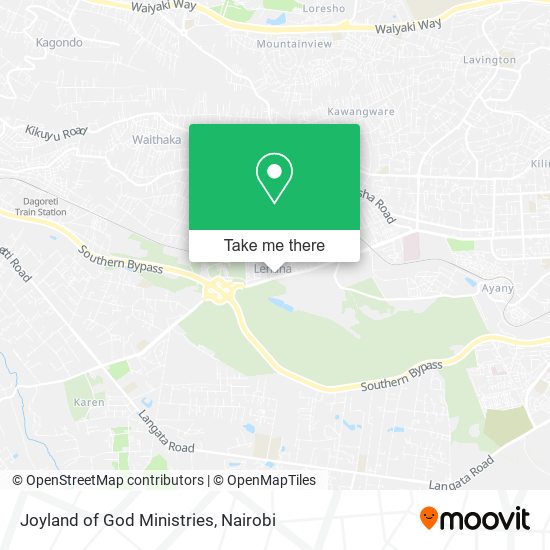Joyland of God Ministries map