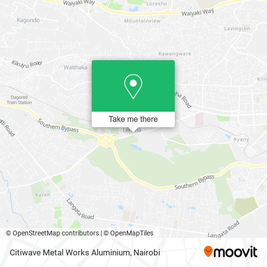 Citiwave Metal Works Aluminium map