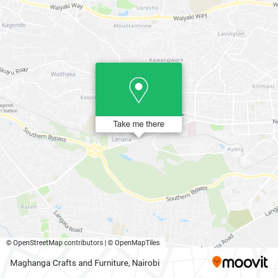Maghanga Crafts and Furniture map