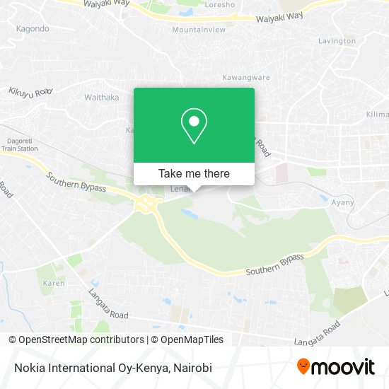 Nokia International Oy-Kenya map