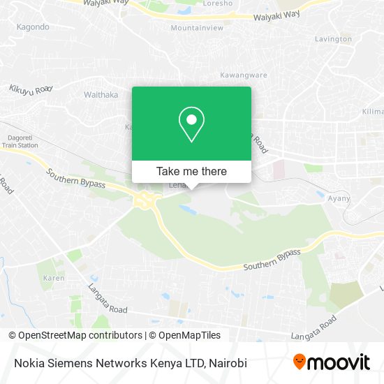 Nokia Siemens Networks Kenya LTD map