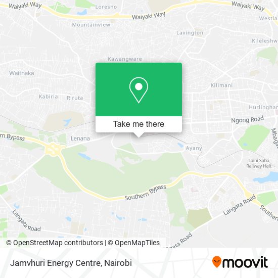 Jamvhuri Energy Centre map