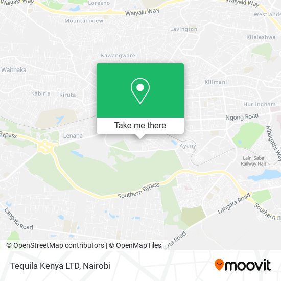 Tequila Kenya LTD map