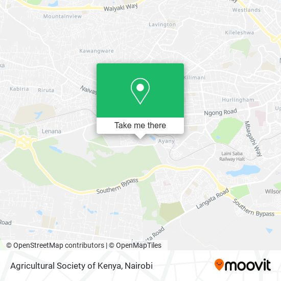 Agricultural Society of Kenya map