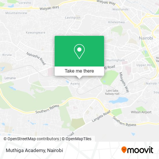 Muthiga Academy map