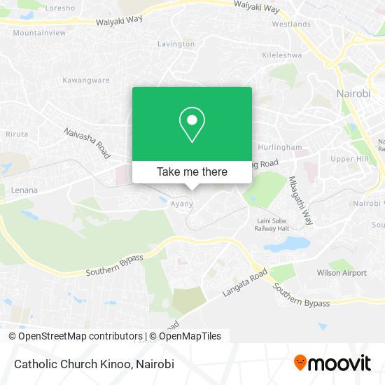 Catholic Church Kinoo map