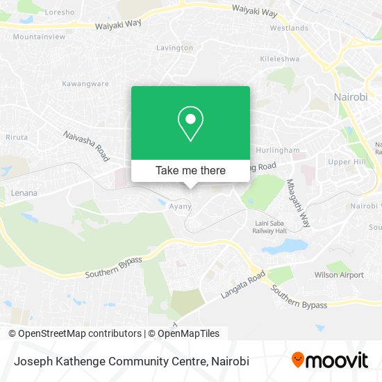 Joseph Kathenge Community Centre map