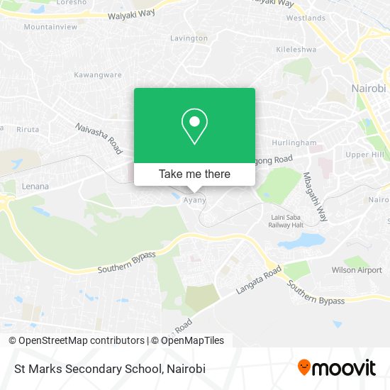 St Marks Secondary School map