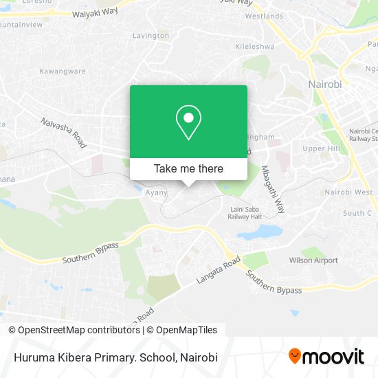 Huruma Kibera Primary. School map