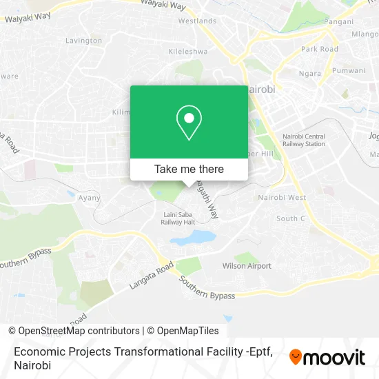 Economic Projects Transformational Facility -Eptf map