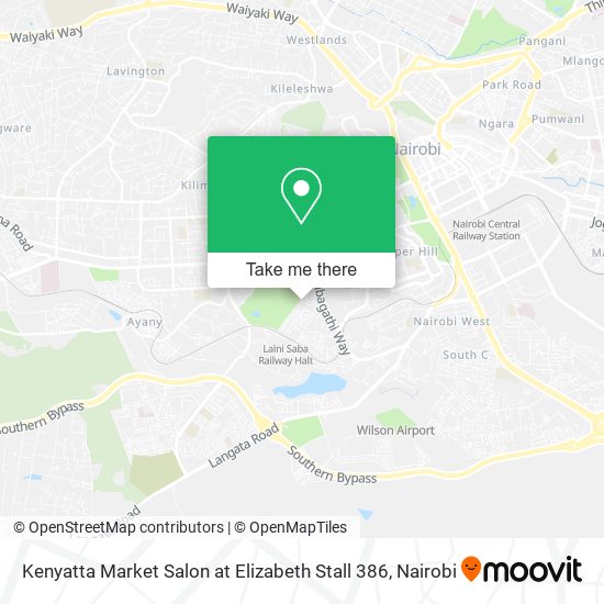 Kenyatta Market Salon at Elizabeth Stall 386 map
