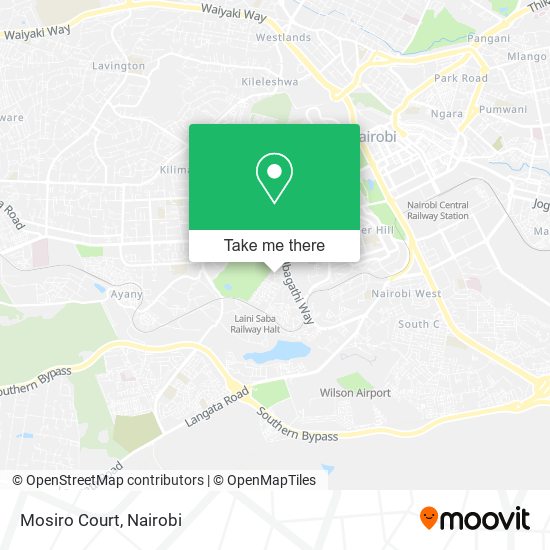Mosiro Court map
