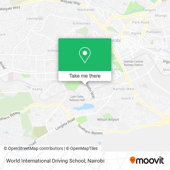 World International Driving School map
