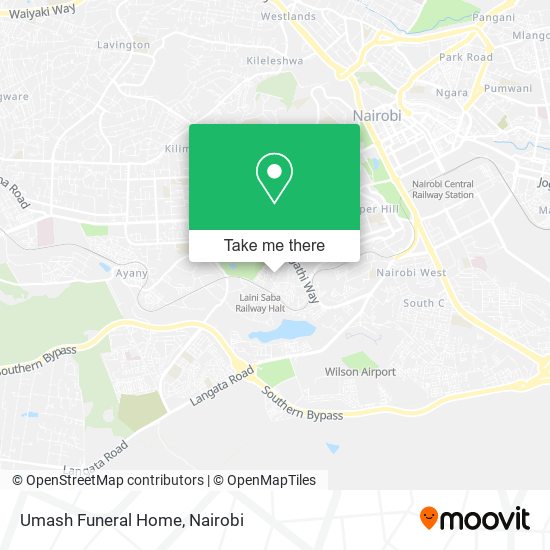 Umash Funeral Home map