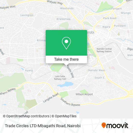 Trade Circles LTD-Mbagathi Road map