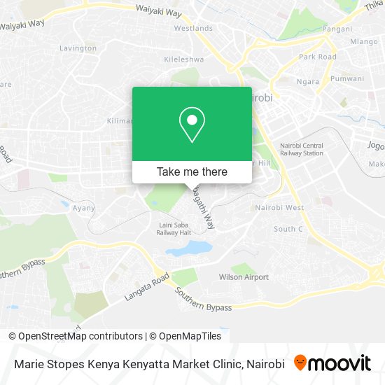 Marie Stopes Kenya Kenyatta Market Clinic map
