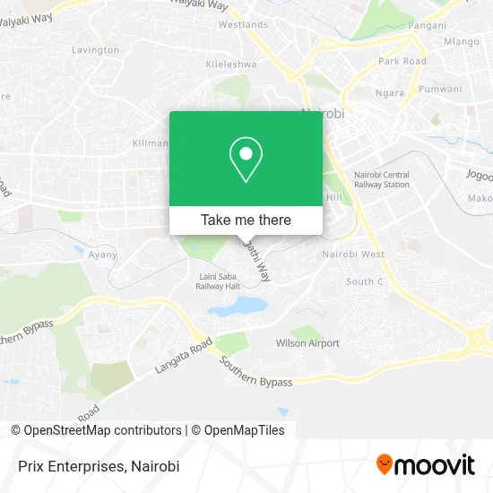 Prix Enterprises map