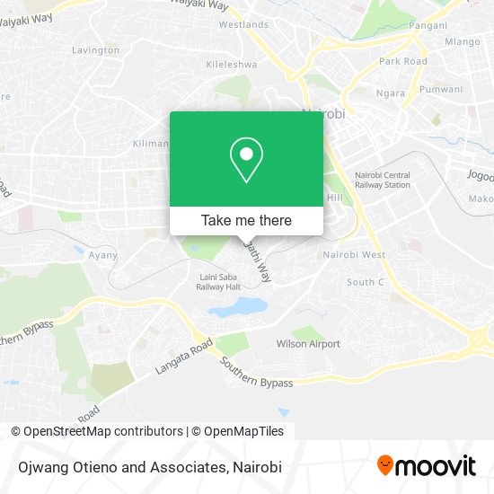 Ojwang Otieno and Associates map