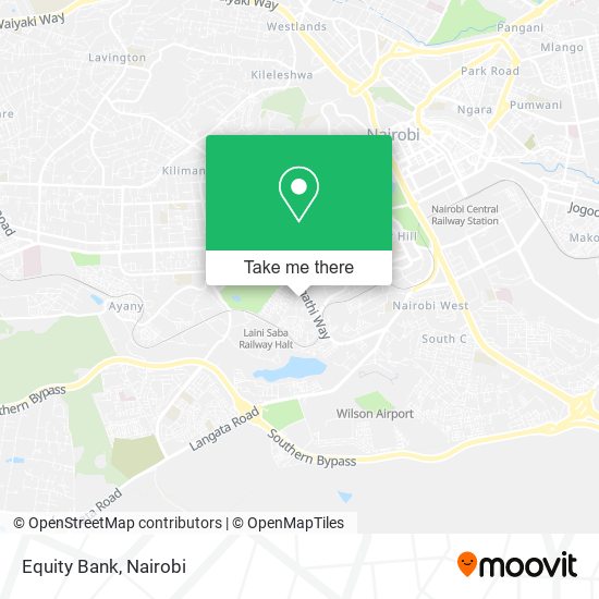 Equity Bank map