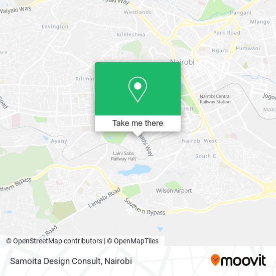 Samoita Design Consult map